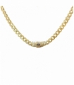 CADENA MONACO ORO 18KT CON RELIEVE