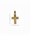 COLGANTE CRUZ CON CRISTO ORO 18KT