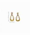 PENDIENTES ORO 18KT CON CIRCONITAS