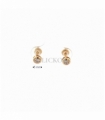 PENDIENTES BEBE ORO 18KT CON CIRCONITAS