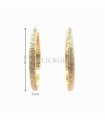 CRIOLLAS ORO BICOLOR 18KT GRECAS