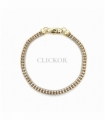 PULSERA ICE BICOLOR ORO 18KT