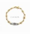 PULSERA BICOLOR ORO 18KT CIRCONITAS