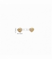 PENDIENTES ORO 18KT CORAZON CIRCONITAS