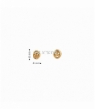 PENDIENTES ORO 18KT GRANO DE CAFE