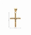 COLGANTE CRUZ CON CRISTO ORO 18KT