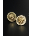 PENDIENTES ORO 18KT MEDUSA GRECO