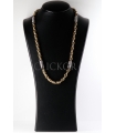 CADENA ORO BICOLOR 18KT GRANO CAFE MODER