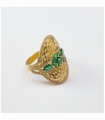 ANILLO MUJER ORO 18KT CIRCONITAS