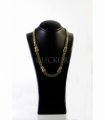 COLLAR ORO 18KT CIRCONITAS 4 OSOS