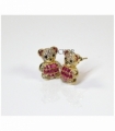 PENDIENTES ORO AMARILLO 18KT OSO