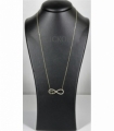 COLLAR ORO 18KT INFINITO CORAZON CIRCON