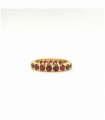 ANILLO ORO 18KT ENTERA ROJO CIRCONITAS