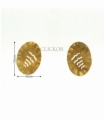 PENDIENTES ORO 18KT PLANO