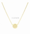 COLLAR ORO 18KT CHAPA CIRCONITAS