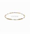 PULSERA BICOLOR ORO 18KT