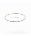 PULSERA BICOLOR ORO 18KT