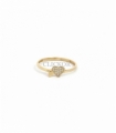 ANILLO ORO 18KT CORAZON CIRCONITAS