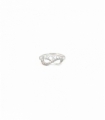 ANILLO ORO BLANCO CIRCONITA 18KT INFINIT