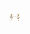 PENDIENTES ORO 18KT SERPIENTE