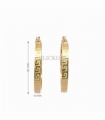 CRIOLLAS ORO 18KT GRECA