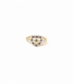 ANILLO ORO 18KT CIRCONITAS CORAZON LILA