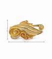 ANILLO ORO 18KT HOJAS