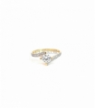 ANILLO ORO BICOLOR 18KT CON CIRCONITAS