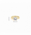 ANILLO ORO 18KT CON CIRCONITA