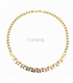 COLLAR ORO BICOLOR 18KT