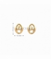 PENDIENTES ORO 18KT GRANO DE CAFE