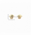 PENDIENTES ORO 18KT MEDUSA