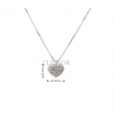 COLGANTE BRIANTE ORO 18KT CORAZON 2,60GM