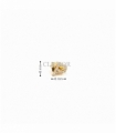 PENDIENTES BRIANTE ORO 18KT P D. 0.13CT