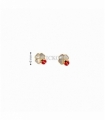 PENDIENTES ORO 18KT TREBOL MARIQUITA