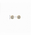 PENDIENTES BICOLOR ORO 18KT CIRCONITAS