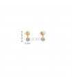 PENDIENTES ORO 18KT CIRCONITA