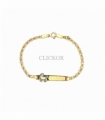 PULSERA BEBE ORO 18KT CARRITO