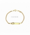 PULSERA BEBE ORO 18KT COCHE