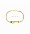 PULSERA BEBE ORO 18KT RELOJ