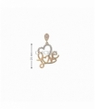 COLGANTE ORO 18KT LOVE CON CIRCONITAS