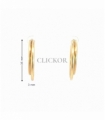 CRIOLLAS DOBLE ORO 18KT