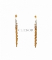 PENDIENTES ORO 18KT CON COLGANTES