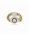 PULSERA ORO 18KT RULETA CON CIRCONITAS