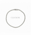 PULSERA ORO BLANCO 18KT CON CIRCONITAS