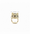 SELLO ORO 18KT TIGRE BLANCO DE CIRCONITA