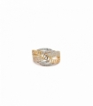 ANILLO ORO 18KT GRECO CON CIRCONITAS