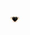 ANILLO ORO 18KT CORAZON ONIX CIRCONITA