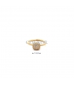 ANILLO ORO 18KT CIRCONITAS CUADRADO