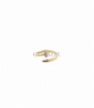 ANILLO CLAVO ORO 18KT CIRCONITAS